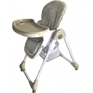 Jedálenská stolička Baby Mix Junior, light grey
